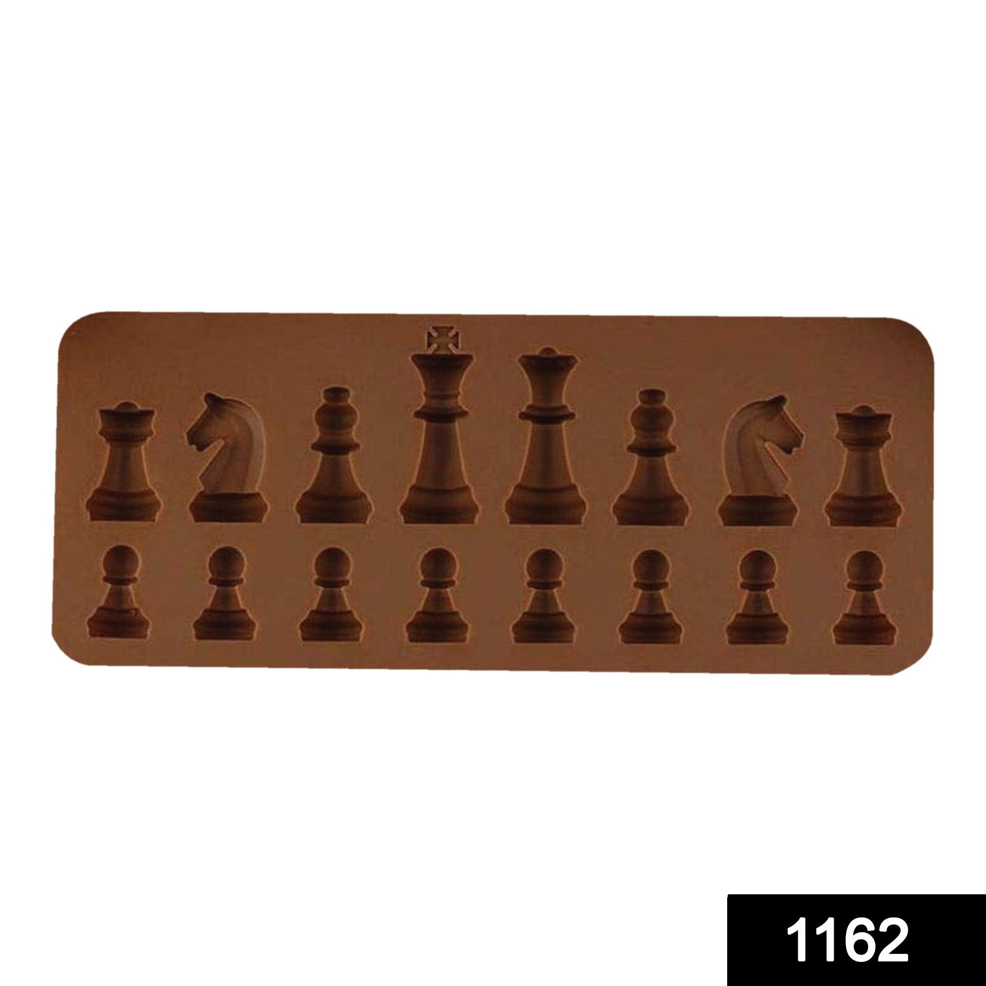 1162 Silicone Chocolate Chess Shaped Mould - 16 Cavity - SkyShopy 1162 Silicone Chocolate Chess Shaped Mould - 16 Cavity - SkyShopy